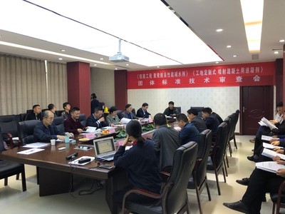 万荣县混凝土外加剂协会召开团体标准技术审查会