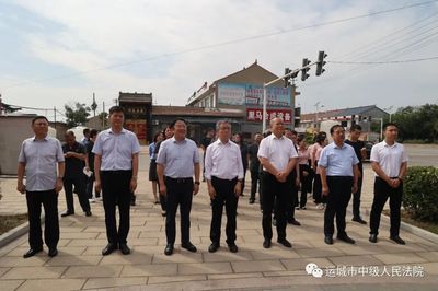 万荣县外加剂产业法官工作站揭牌成立