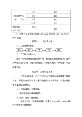 ◆◆(定稿)高分子系列高性能混凝土减水剂技术改造项目投资立项申请报告52(喜欢就下吧)-资源下载